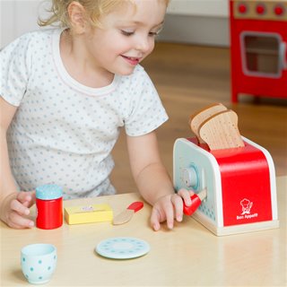 Toaster set - red